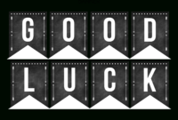 Good Luck Banner Template Best Template Examples in Good Luck Banner Template