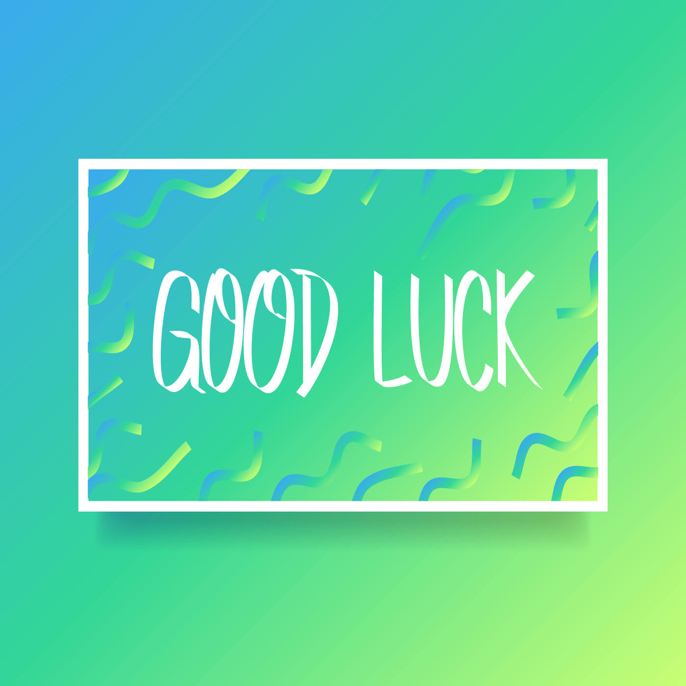 Good Luck Card Free Vector Art – (57 Free Downloads) With Regard To Good Luck Card Template