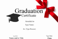 Graduation Gift Certificate Template Free ] - Graduation with regard to Graduation Gift Certificate Template Free