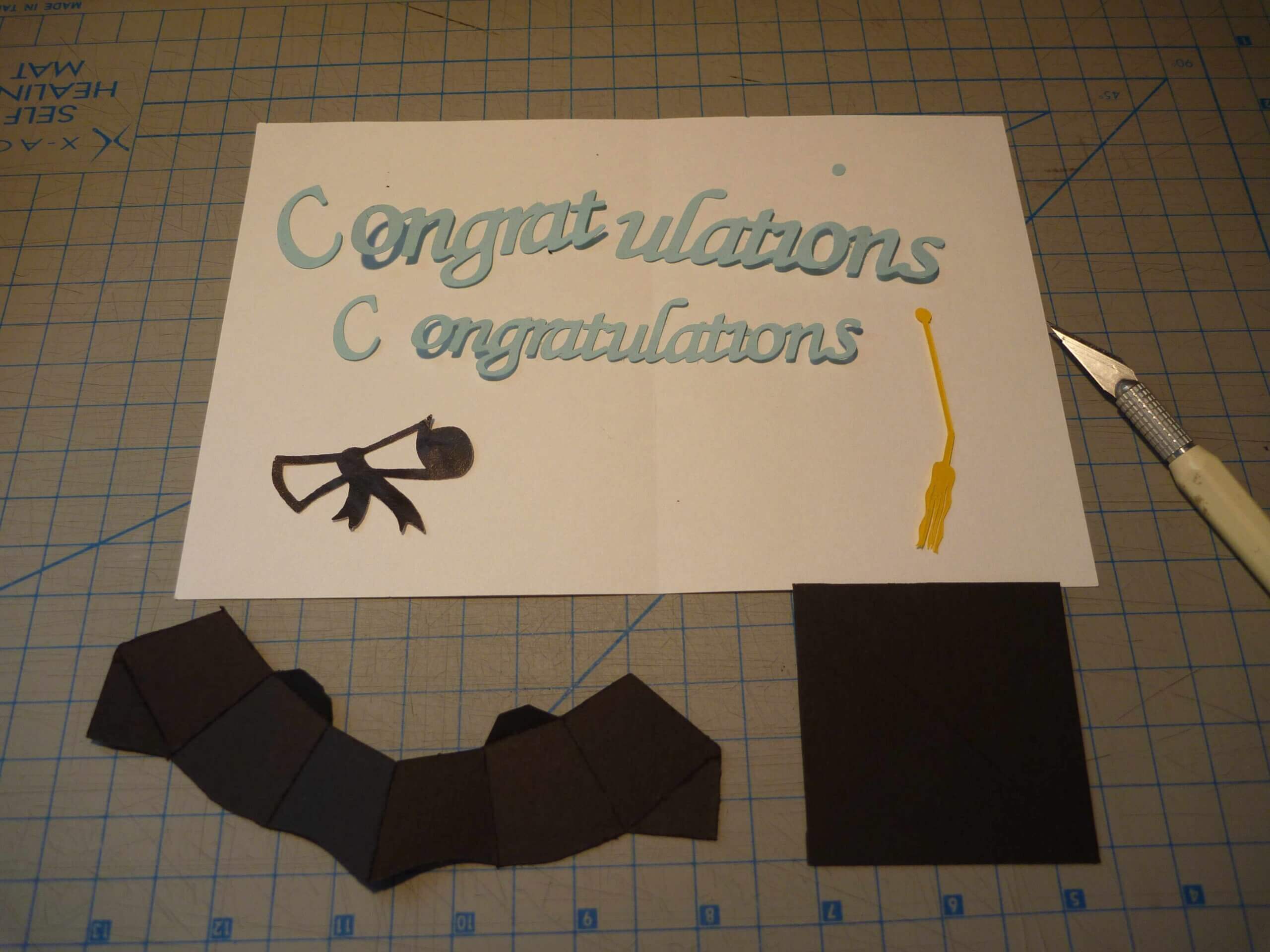 Graduation Pop Up Card: 3D Cap Tutorial – Creative Pop Up Cards For Graduation Pop Up Card Template