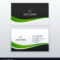 Green Business Card Professional Design Template Pertaining To Professional Name Card Template