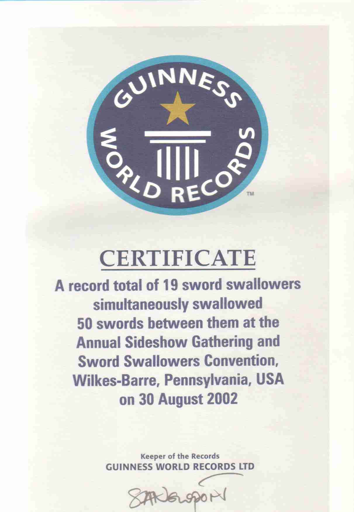 Guinness World Record Certificate Template – Zimer.bwong.co With Guinness World Record Certificate Template