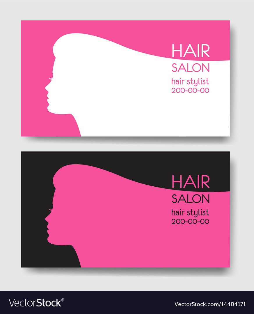Hair Salon Business Card Templates With Beautiful Inside Hairdresser Business Card Templates Free