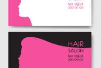 Hair Salon Business Card Templates With Beautiful throughout Hair Salon Business Card Template