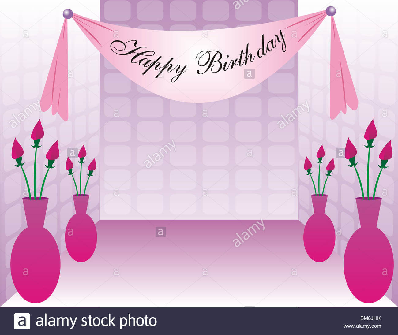 Happy Birthday Banner Stock Photos & Happy Birthday Banner With Regard To Sweet 16 Banner Template