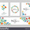 Happy Mother's Day Card And Label Floral Set Stock Within Mothers Day Card Templates