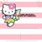 Hello Kitty Invitation Template – Portrait Mode | Hello Pertaining To Hello Kitty Banner Template