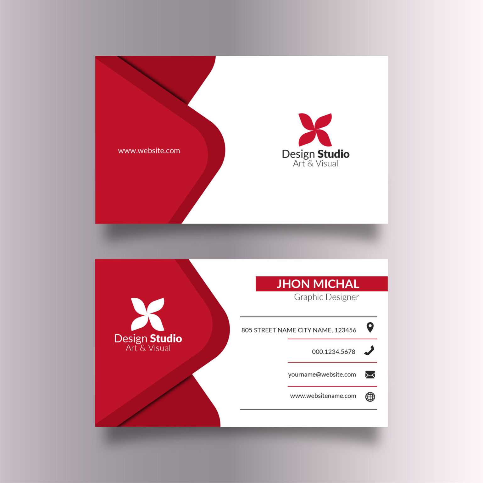 High Quality Business Visiting Card Free Customize Designs In