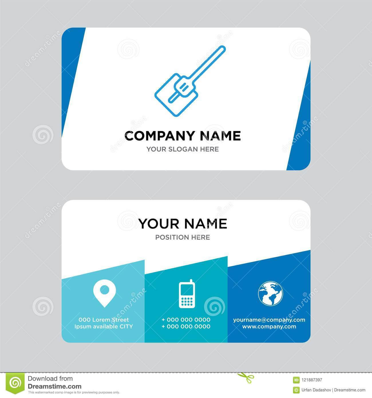Hoe Business Card Design Template, Visiting For Your Company Inside Photographer Id Card Template