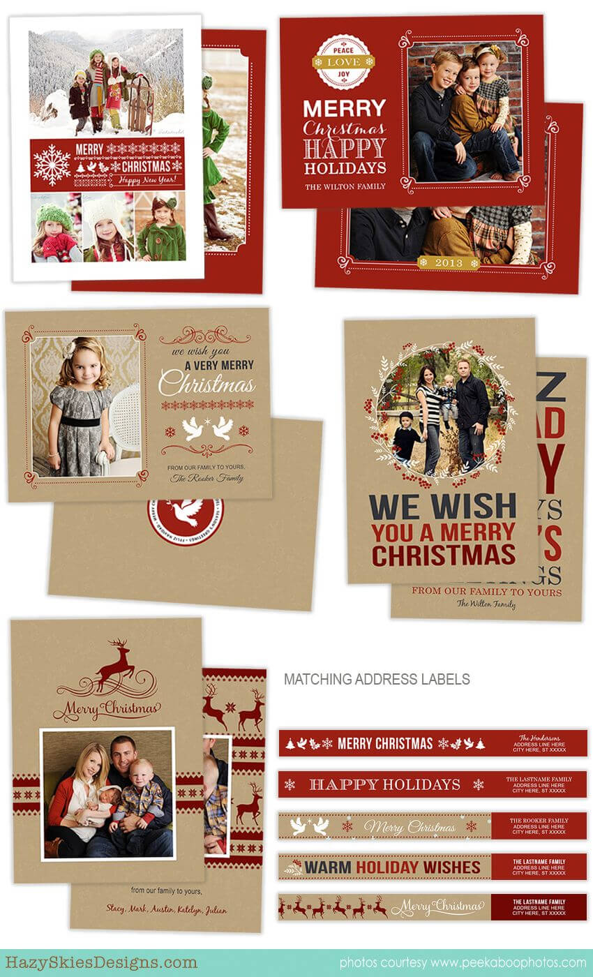 Holiday Card Photoshop Templates For Photographers With Christmas Photo Card Templates Photoshop