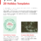 Holiday Marketing Kit From Hubspot And Venngage Regarding Holiday Card Email Template