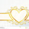 Horizontal Rococo Wedding Banner With Heart Emblem Stock With Wedding Banner Design Templates