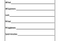 Horse Stall Cards Templates - Fill Online, Printable for Horse Stall Card Template