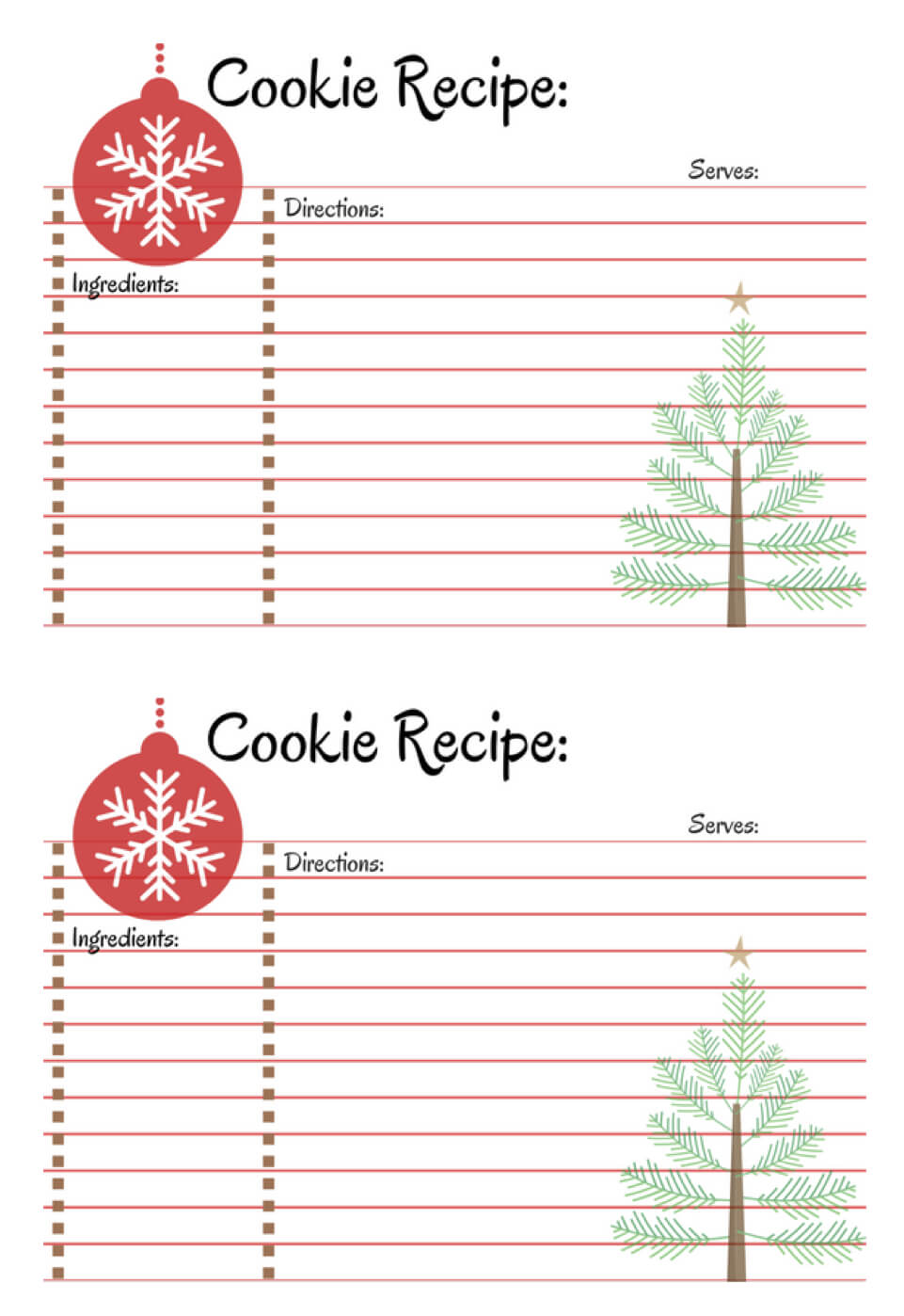 Host A Cookie Exchange Party | Printable Recipe Cards With Cookie Exchange Recipe Card Template