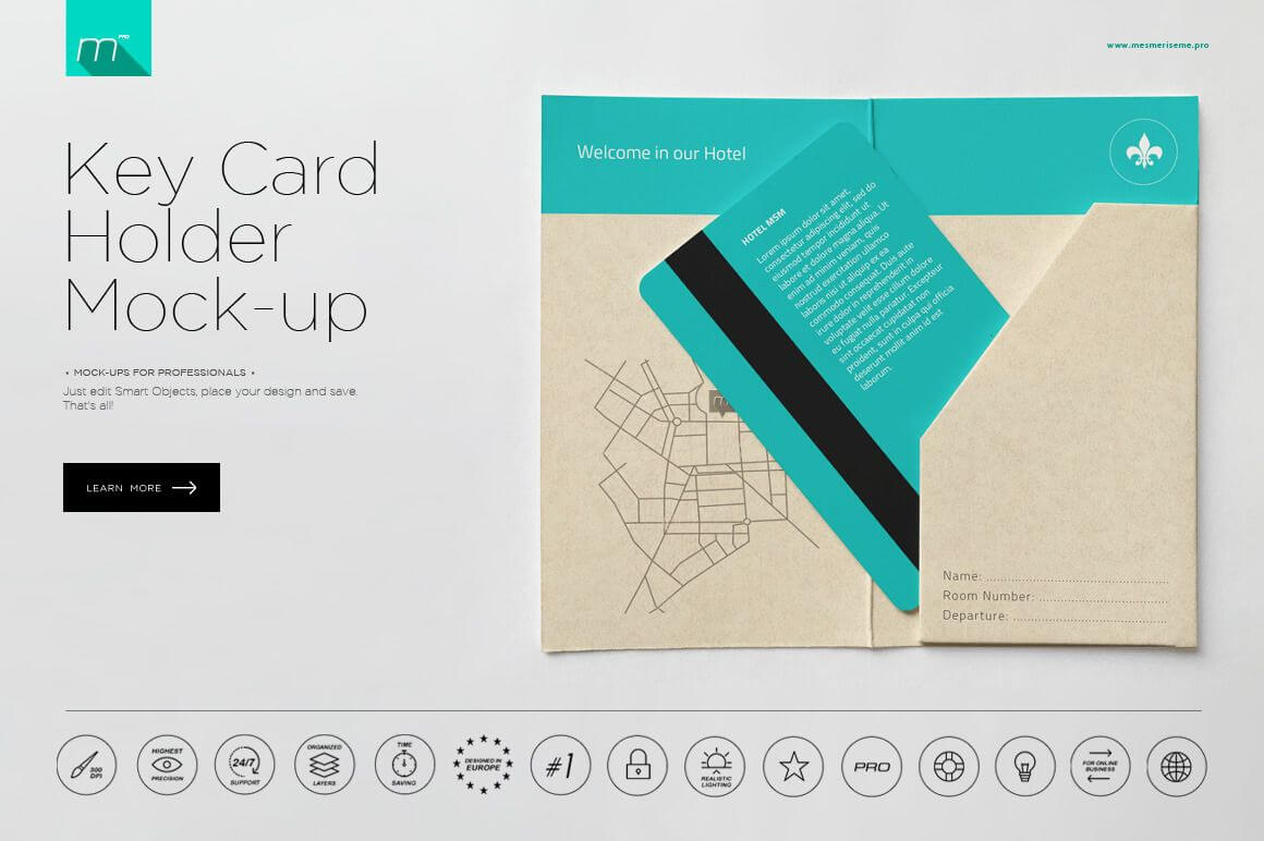 Hotel Key Card Holder Mockup | Hotel Key Cards, Key Card For Hotel Key Card Template