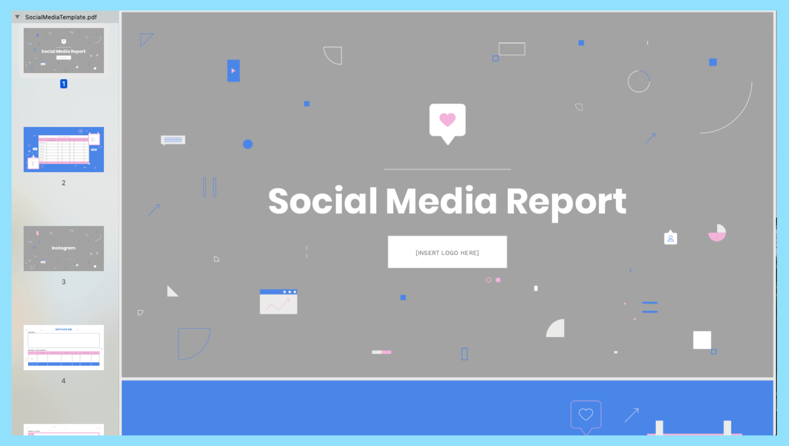 How To Build A Monthly Social Media Report Inside Social Media Weekly Report Template