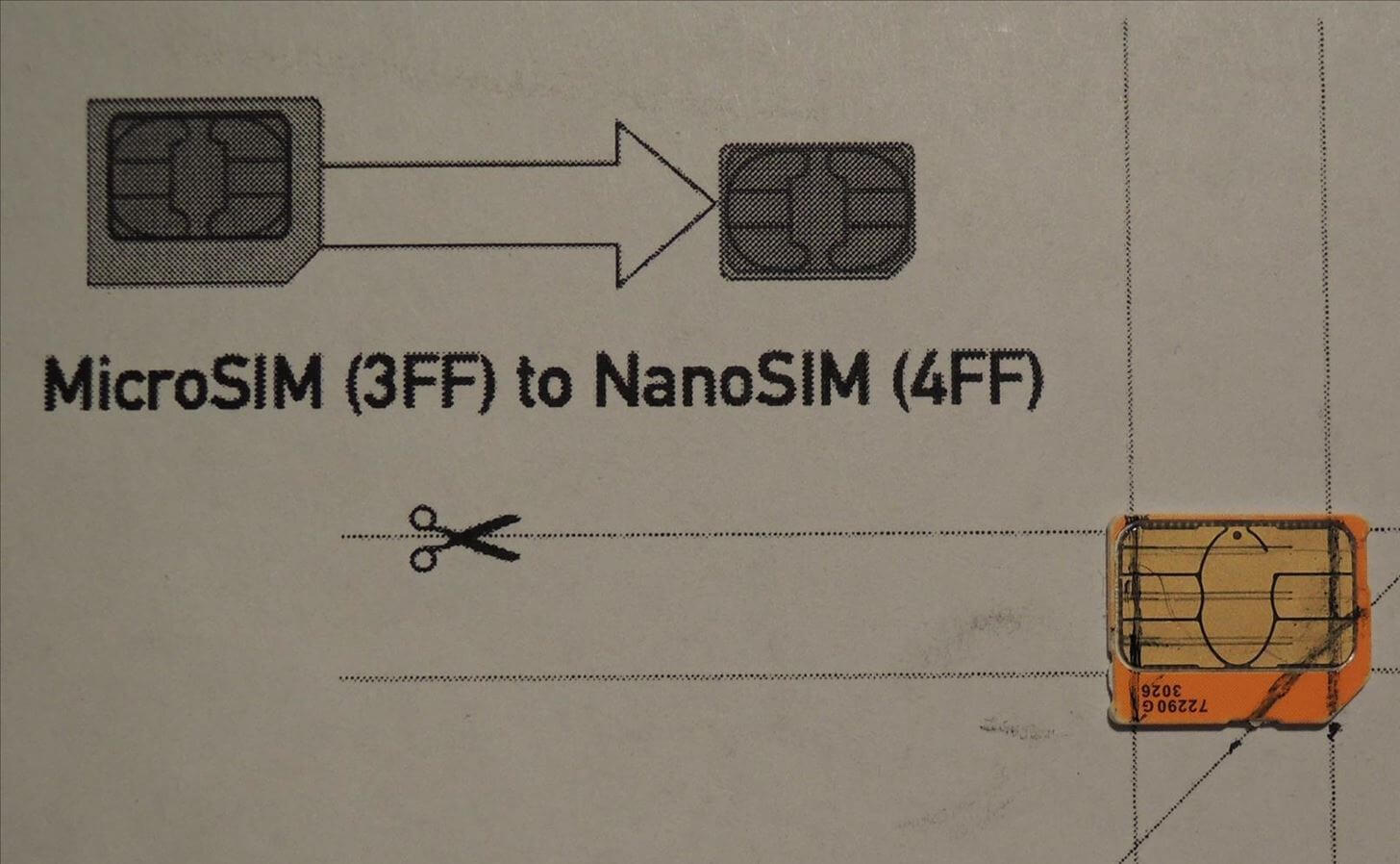 How To Convert A Micro Sim Card To Fit The Nano Slot On Your Intended For Sim Card Cutter Template