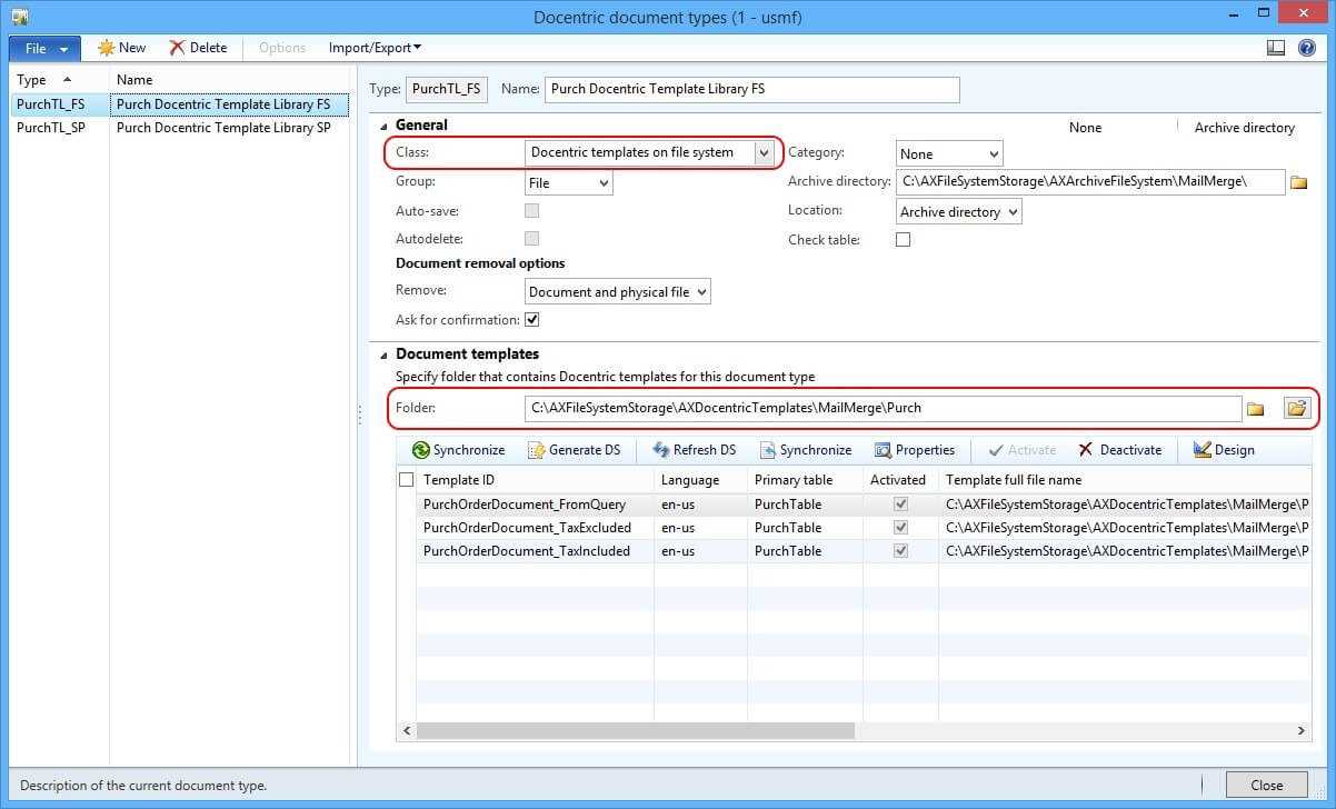 How To Create A Docentric Template Library – Docentric Ax Within Where Are Word Templates Stored