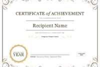 How To Create Awards Certificates - Awards Judging System pertaining to Academic Award Certificate Template