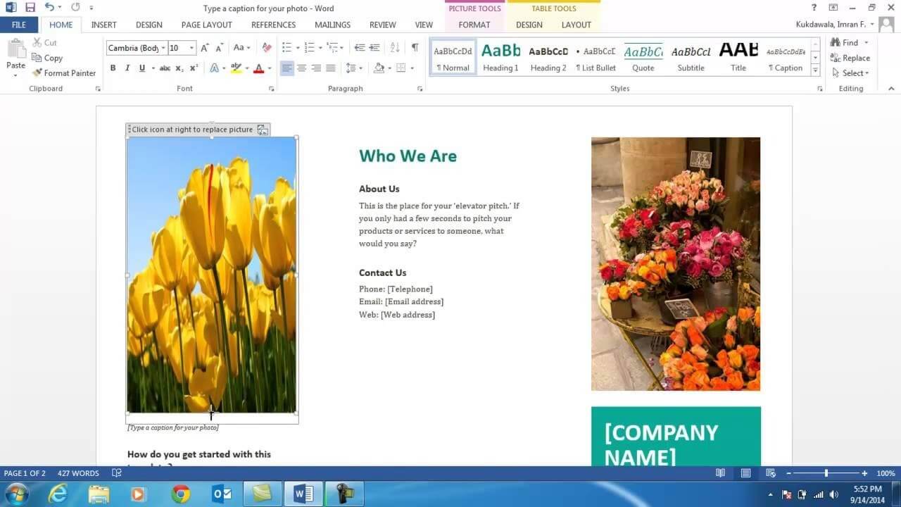 How To Make A Brochure On Microsoft Word 2007 – Carlynstudio Within Office Word Brochure Template