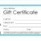 How To Make A Gift Voucher | Certificatetemplategift Throughout Custom Gift Certificate Template