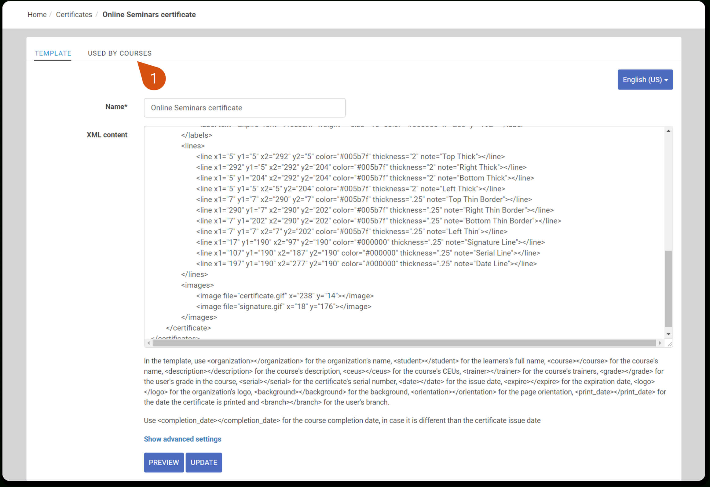 How To Seewhich Courses A Certificate Template Is Used Regarding Update Certificates That Use Certificate Templates