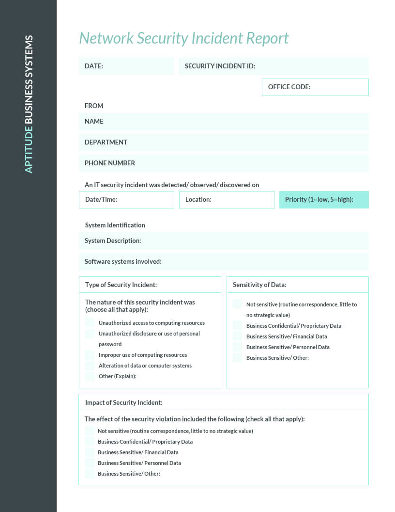 How To Write An Effective Incident Report [Examples + In It Incident Report Template