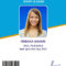 Id Card Designs | Id Card Template, School Id, Business Card With Portrait Id Card Template