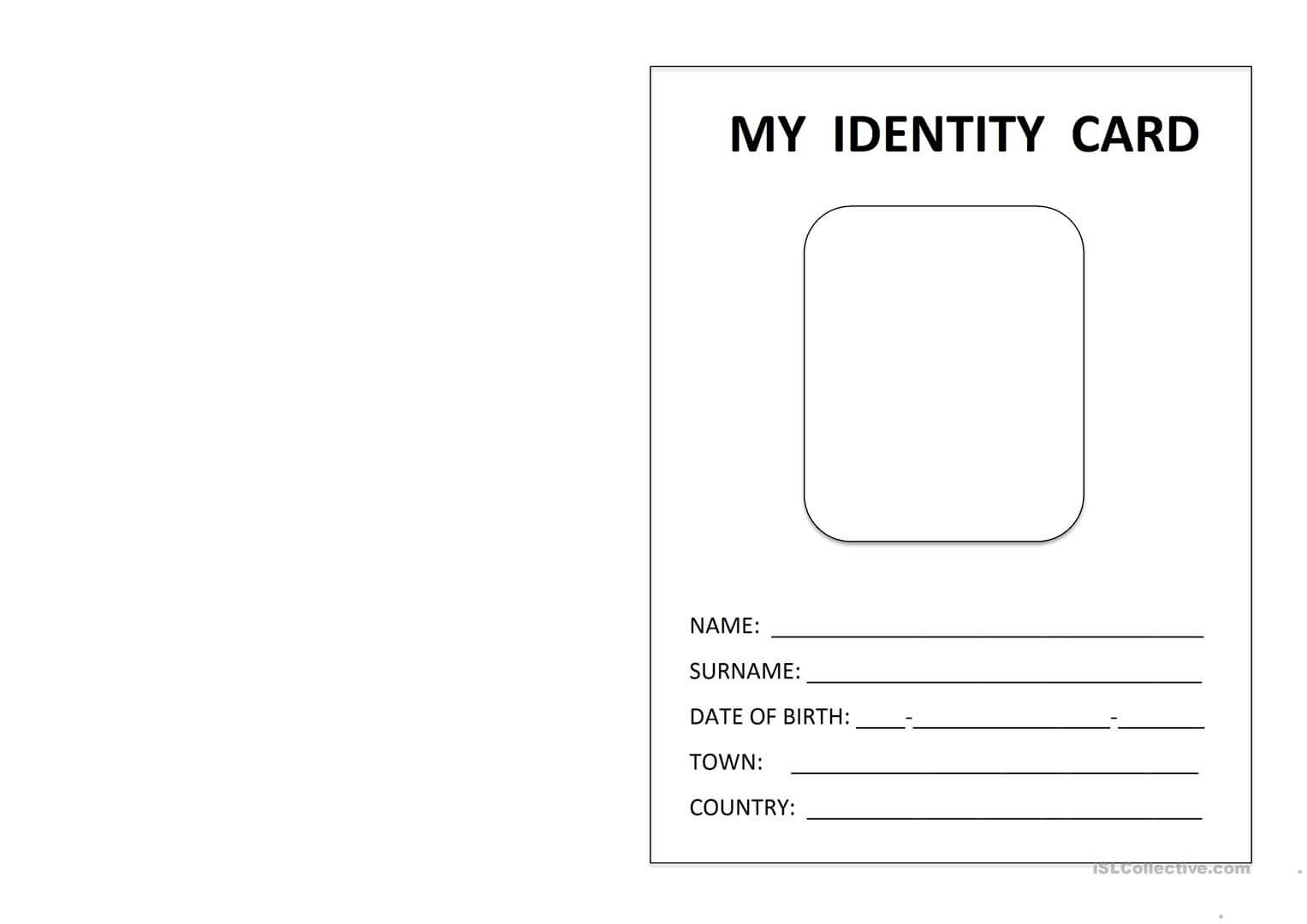 Id Card Printable – Forza.mbiconsultingltd Pertaining To Id Card Template For Kids