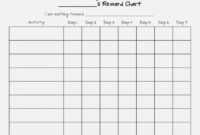 Image Result For Blank Sticker Charts | Reward Chart inside Blank Reward Chart Template