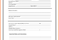 Incident Report Template - Free Incident Report Templates pertaining to Itil Incident Report Form Template