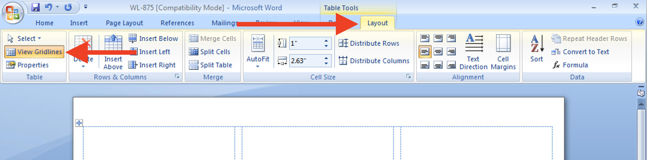 Insert And Resize Images/text Into Label Cells In A Word Inside How To Insert Template In Word