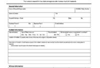 Insurance Incident Report - Fill Online, Printable, Fillable in Insurance Incident Report Template