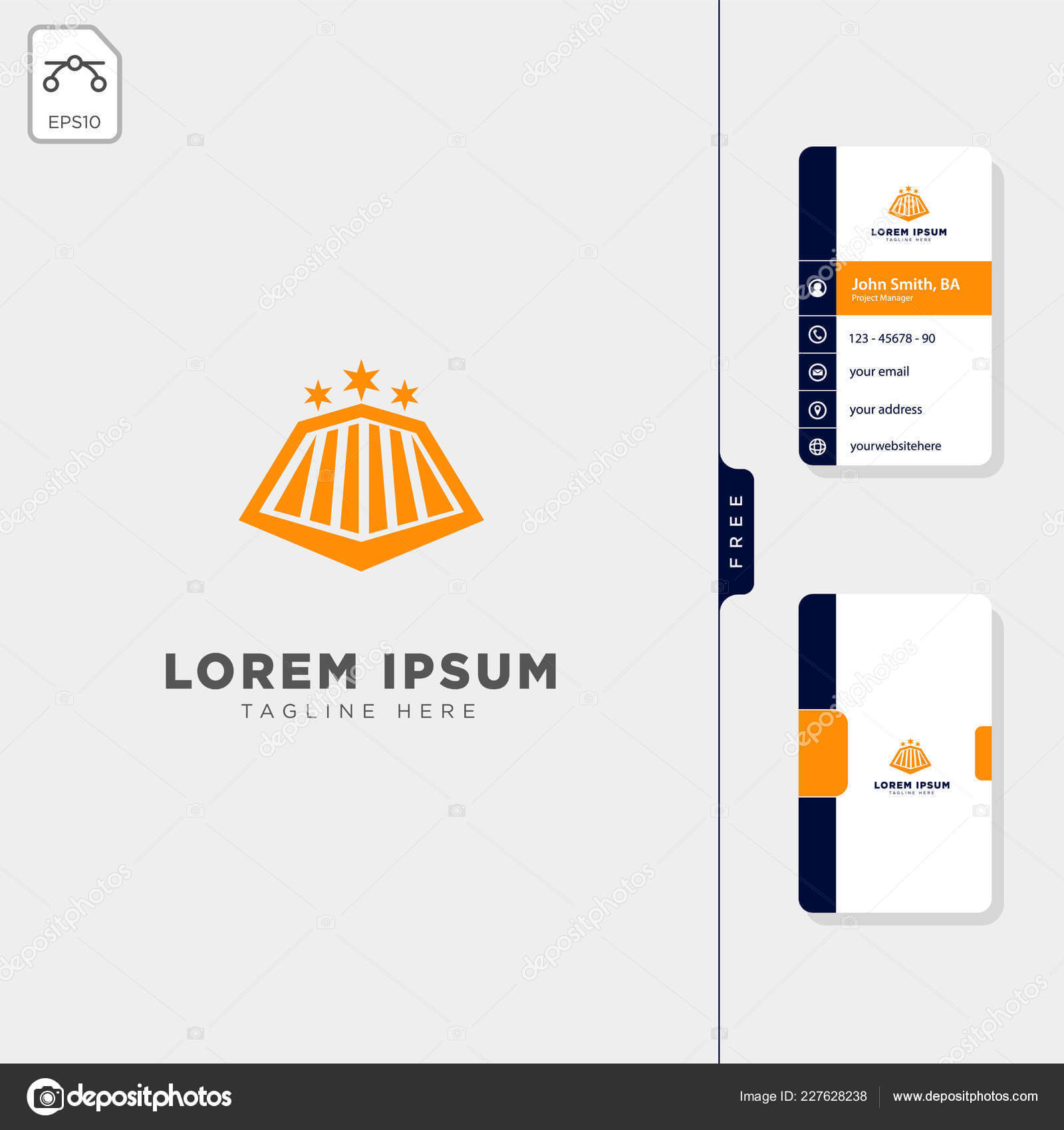 Insurance Train Transportation Logo Template Vector With Transport Business Cards Templates Free