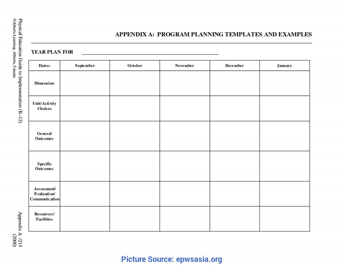 Interesting Preschool Curriculum Template Free Printable Regarding Blank Preschool Lesson Plan Template
