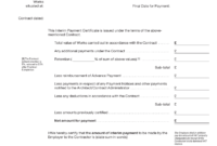 Interim Certificate - Fill Online, Printable, Fillable with regard to Certificate Of Payment Template