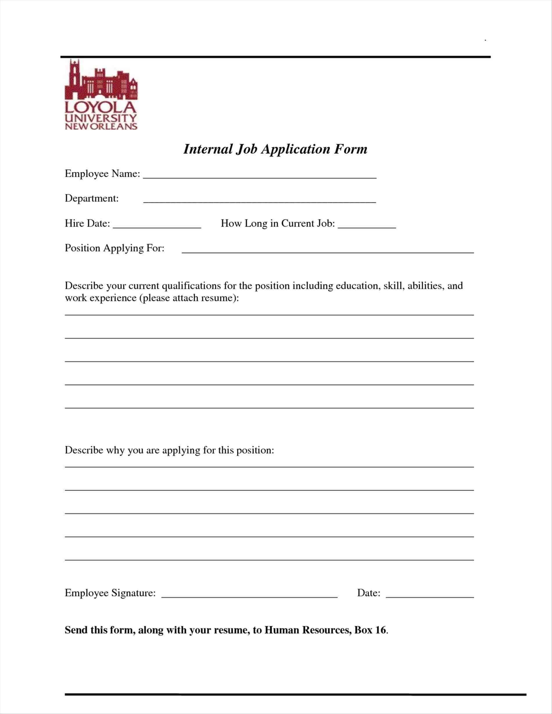 Internal Job Application Form Template Write Happy Ending Regarding Job Application Template Word Document