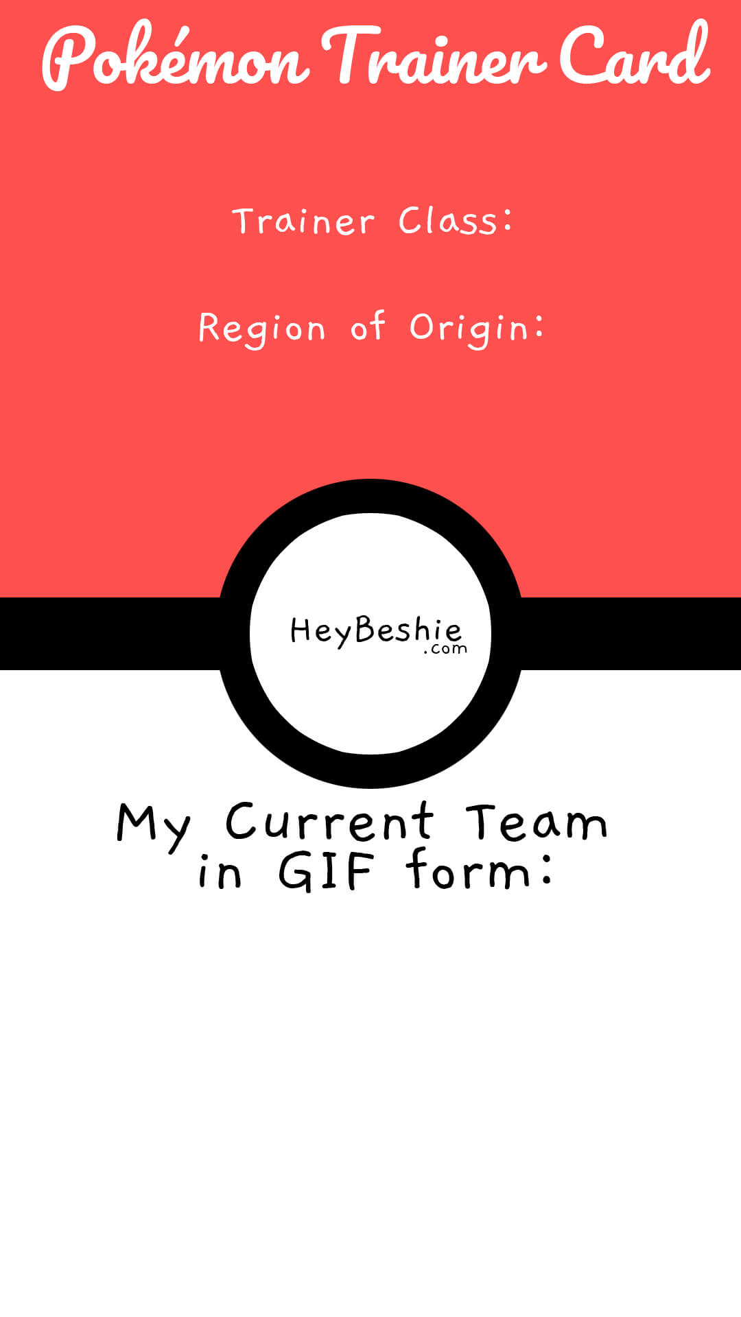 Introduce Your Pokemon Trainer Oc Using This Cute Ig Story Pertaining To Pokemon Trainer Card Template