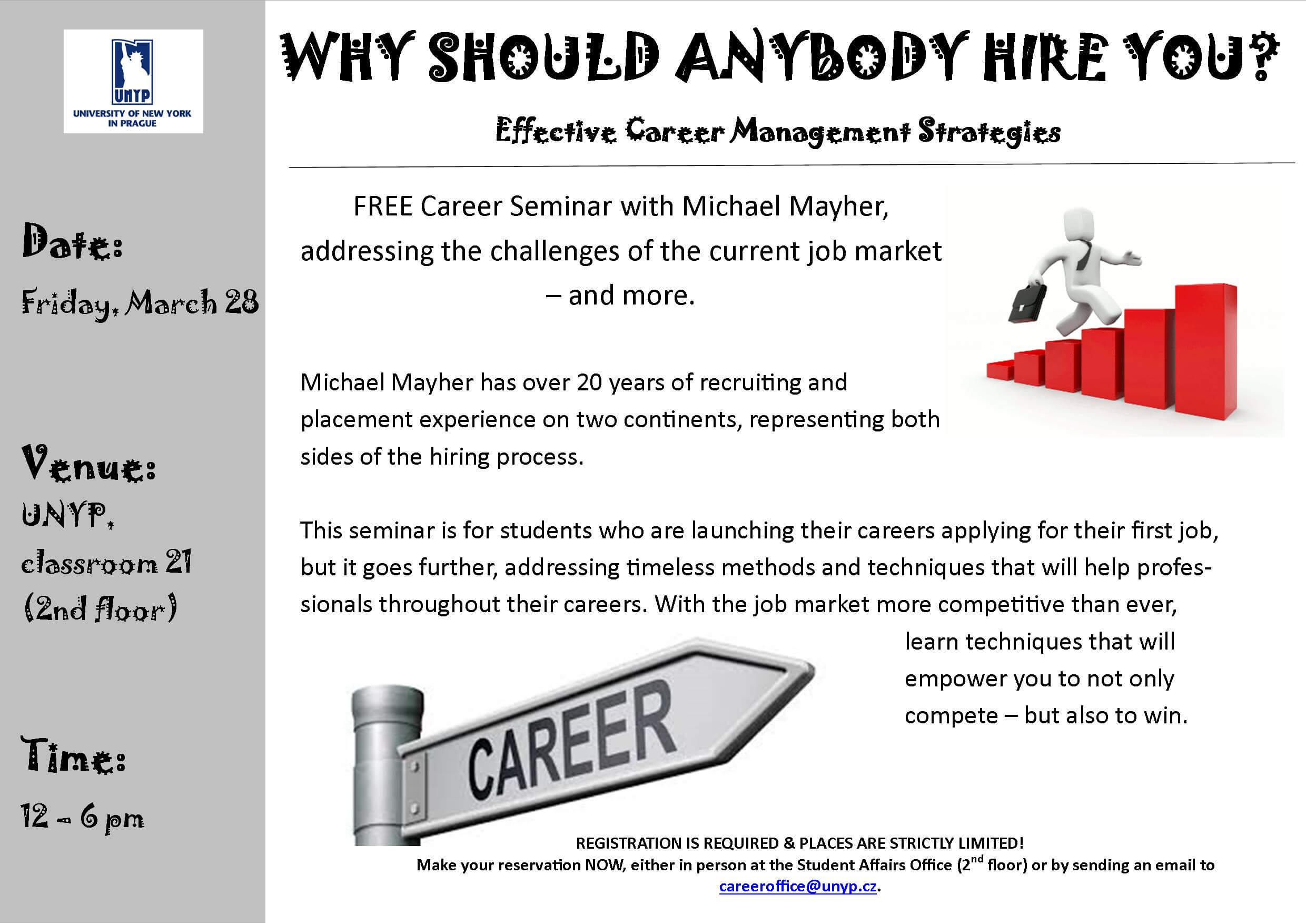 Invitation To A Free Career Seminarmichael Mayher For Seminar Invitation Card Template