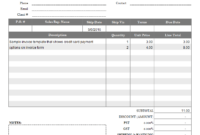 Invoice Template With Credit Card Payment Option in Credit Card Bill Template