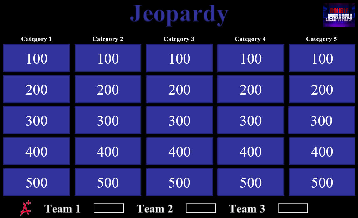 Powerpoint Jeopardy Template With Scoring Free Download