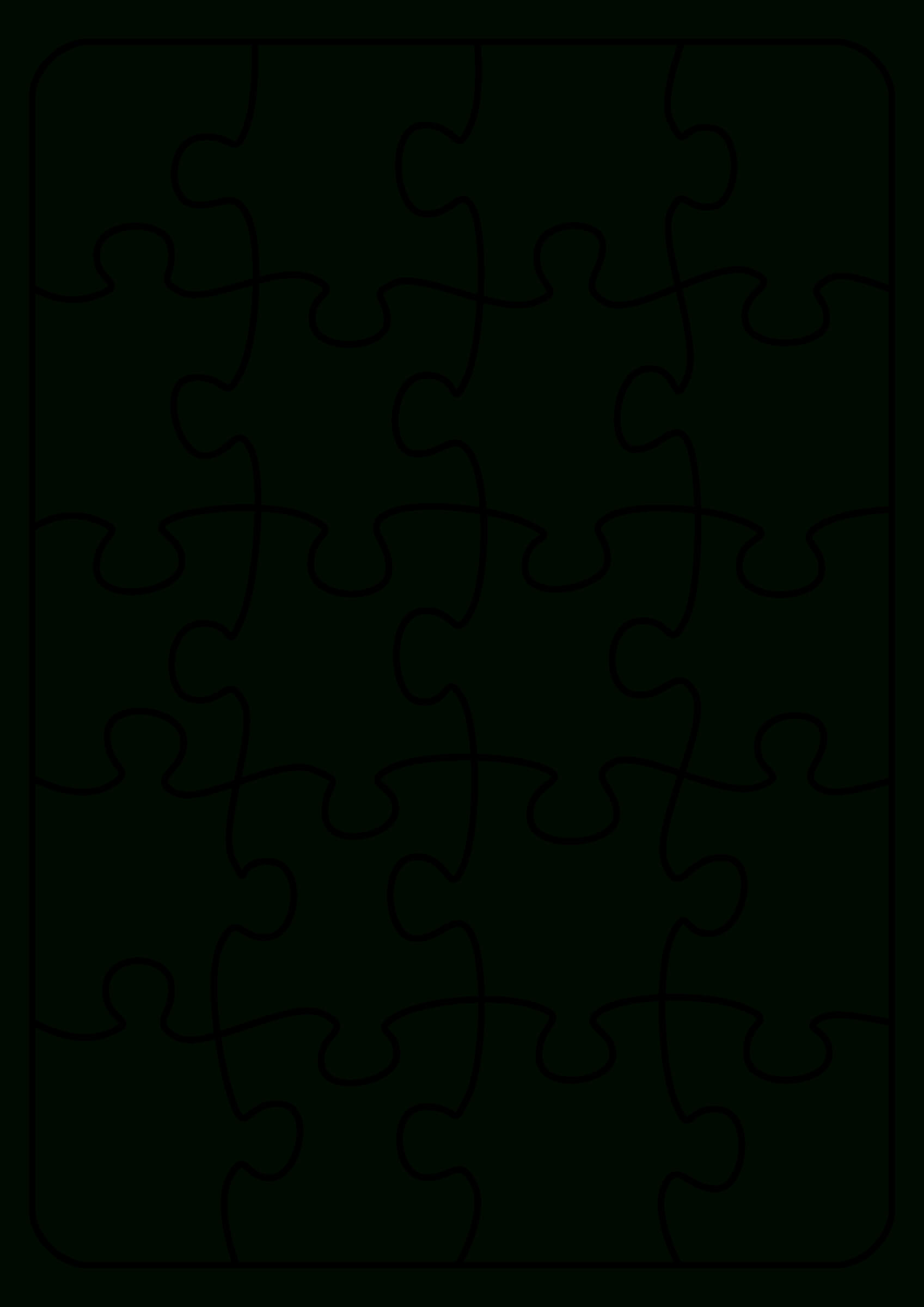 Jigsaw Puzzle Template. Endless Possibilities! Use With Within Jigsaw Puzzle Template For Word