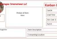 Kanban Card Templates | Kanban Cards, Lean Six Sigma, Cards within Kanban Card Template