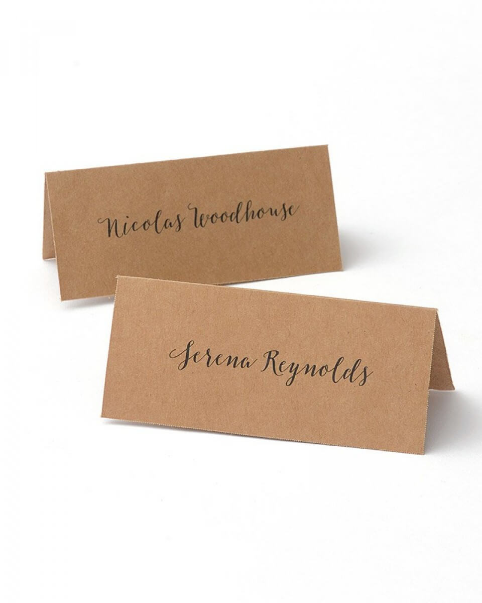 Kraft Printable Place Cards Intended For Gartner Studios Place Cards Template