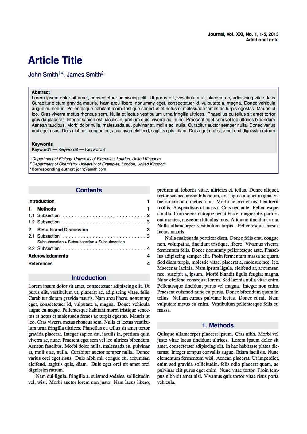 Latex Typesetting - Showcase Inside Technical Report Template Latex