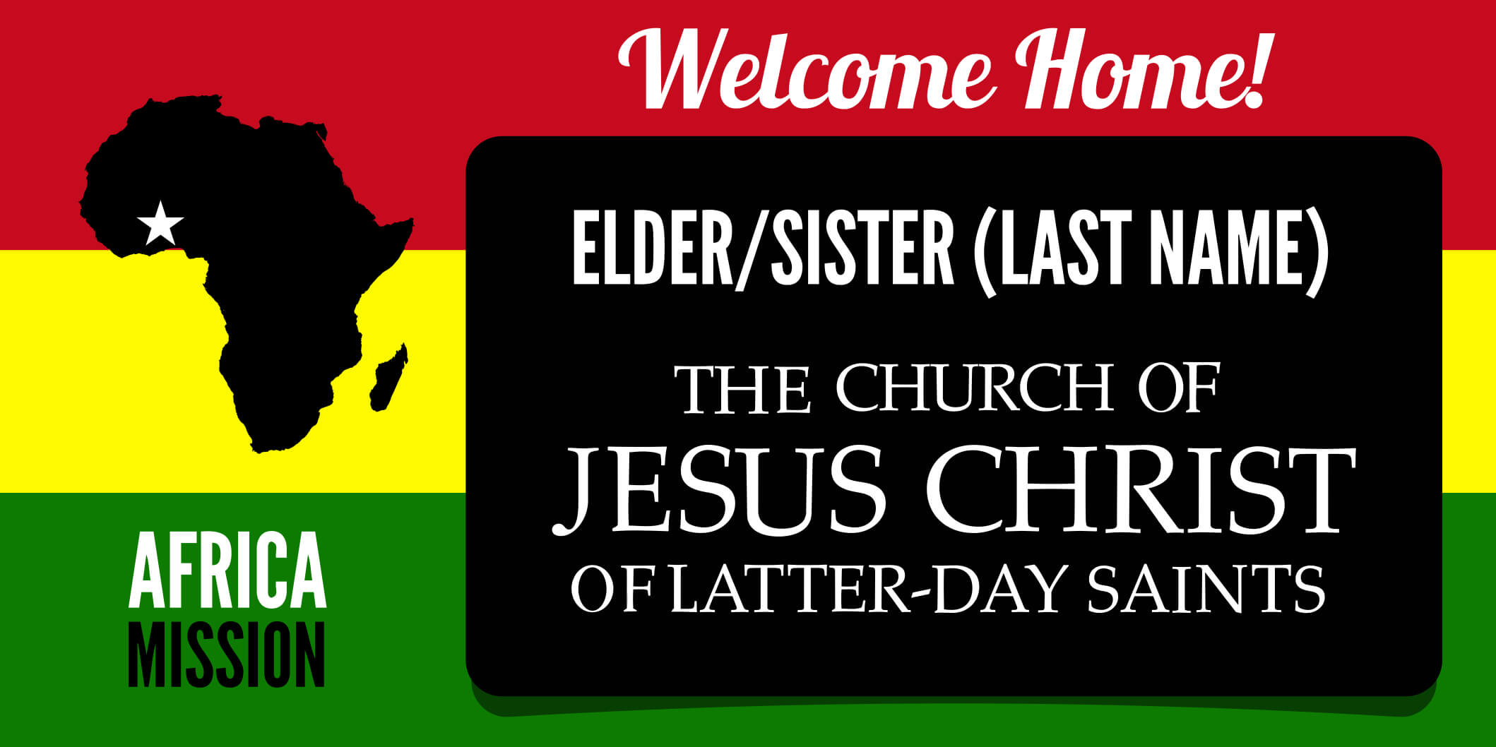 Lds Missionary Banner Template – Fully Customizable & Free Regarding Welcome Banner Template