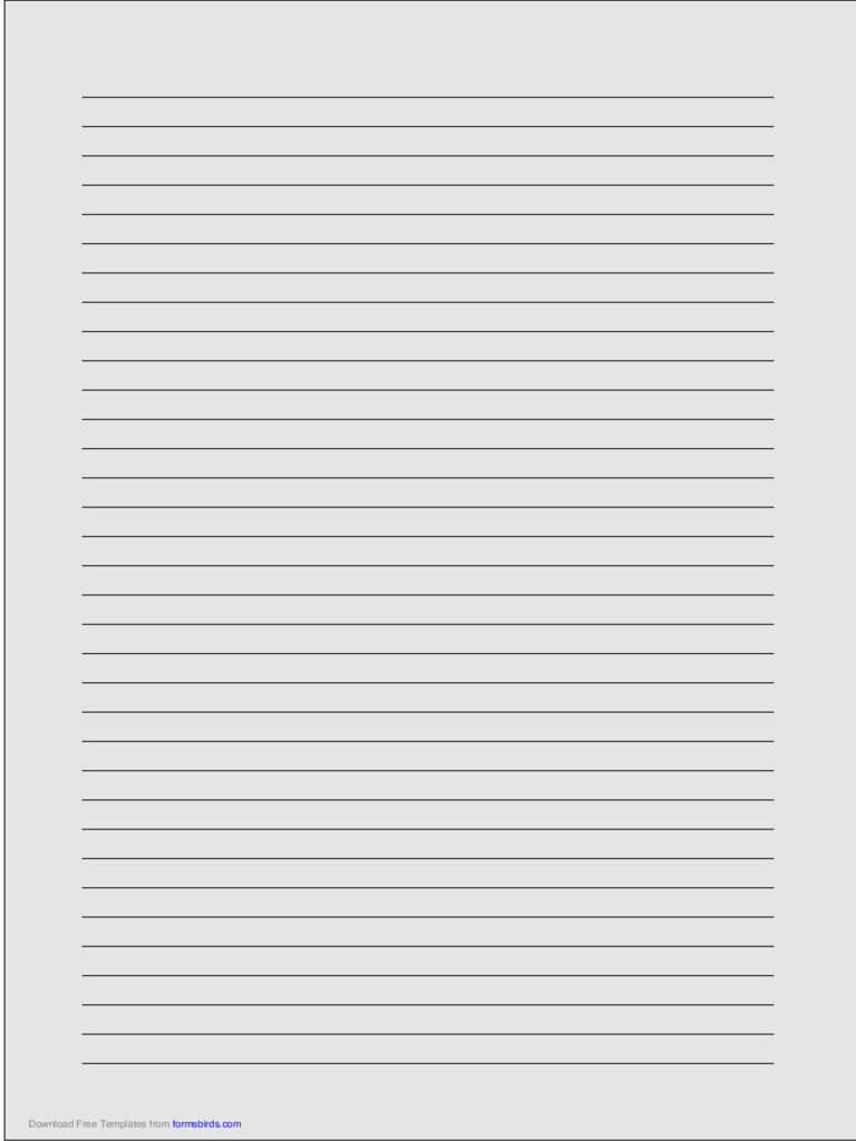 Lined Paper – 320 Free Templates In Pdf, Word, Excel Download Throughout Notebook Paper Template For Word