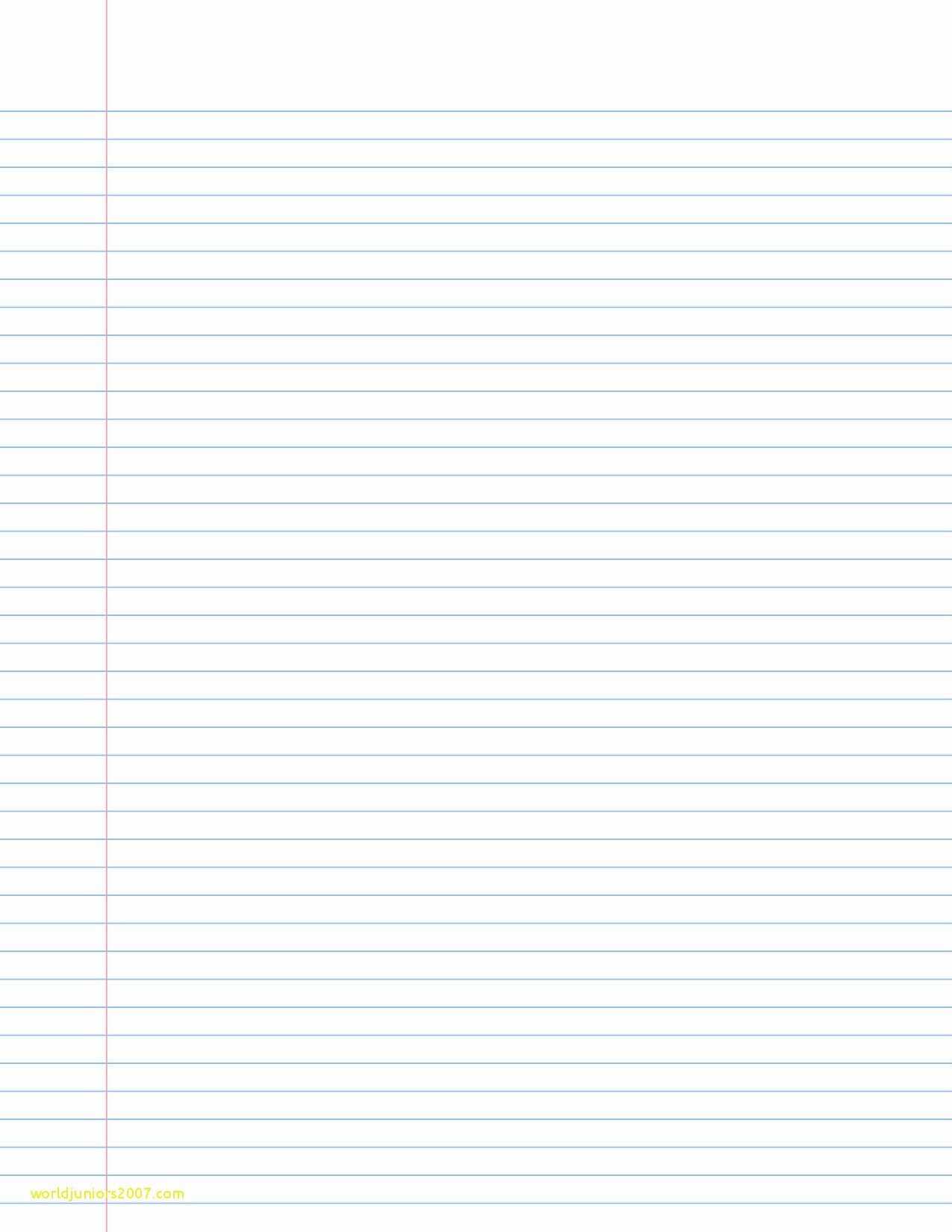 Ruled Paper Template Word Professional Template Examples