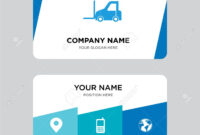 Logistics Transport Business Card Design Template, Visiting For.. within Transport Business Cards Templates Free