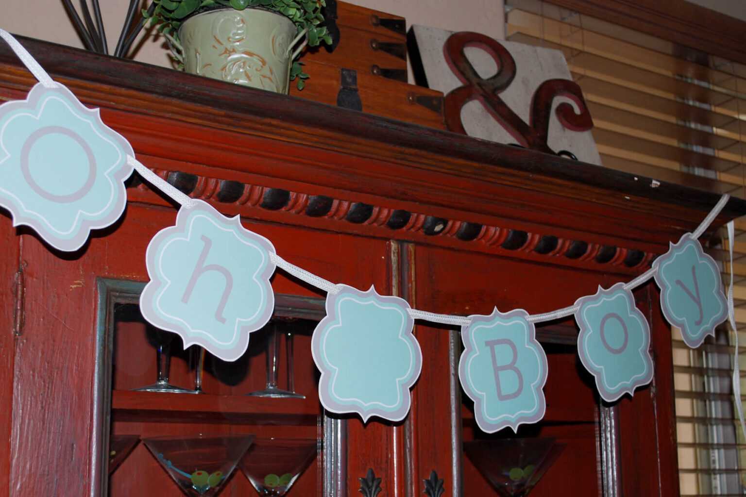 Baby Shower Banner Template